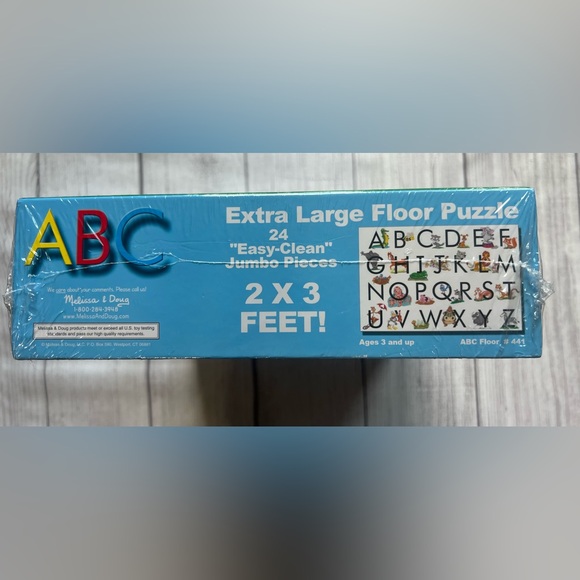NWOT Melissa & Doug ABC Floor Puzzle – 24 Jumbo Pieces – Still Sealed - Picture 3 of 5